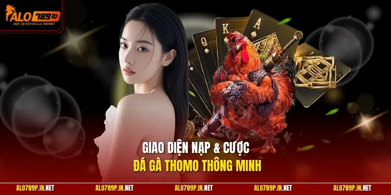 Giao diện nạp & cược đá gà Thomo thông minh