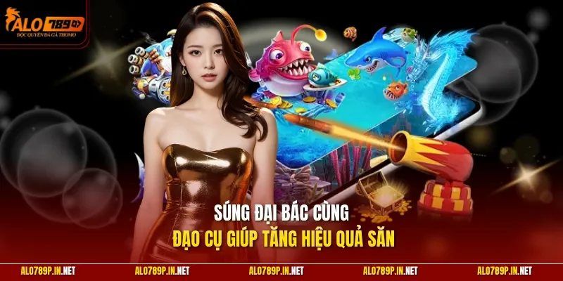 Súng đại bác cùng đạo cụ giúp tăng hiệu quả săn